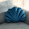 Unique Dutch Velvet Shell Cushion Skin-friendly Breathable Shell Throw Pillow Comfortable Soft Sofa Waist Pillow Bed