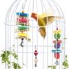 Straw Woven Chewing Toys & Decorative Hanging String for Bird Cages
