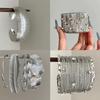 Elegant Geometric Pleated Bracelet: Exquisite Hand Jewelry for Women