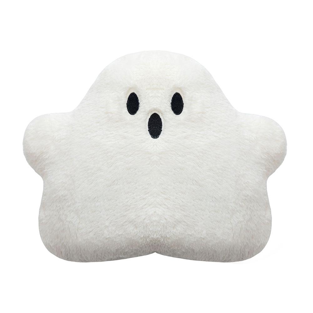 Kawaii Halloween Cloud Ghost Pillow Plush White Ghost Soft Dolls Home Decor Chair Cushion Keychain Hanging Acssories Toy Gift