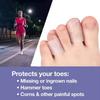 5 Pair Silicone Toe Tubes Sleeves Protector Cushions Finger Toe Separator for Comfort Relief