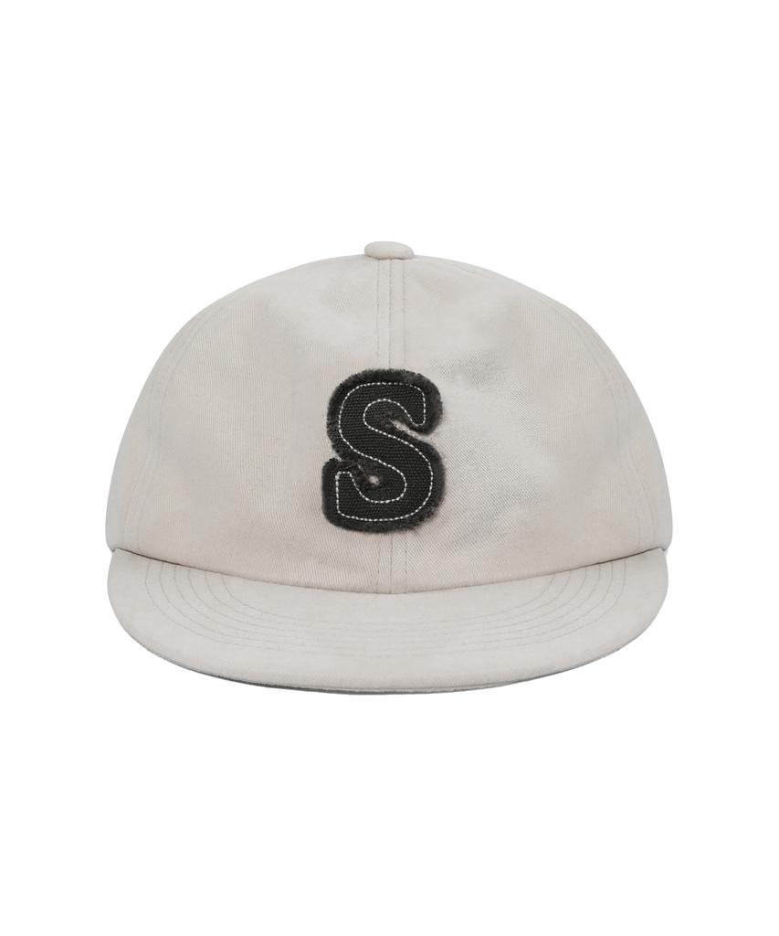 S'EST Stitch S Applique Cap Beige