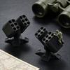 Military Style Pen Holder. This Missile Launcher Organizer Holds 12 Pens. Unique Brushed Decor for Your Desk.