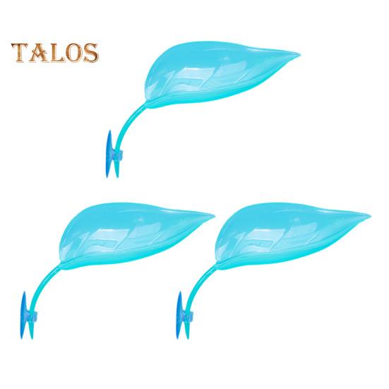 

3 шт. Платформа для купания черепахи в форме листа, платформа для купания бородатой агамы с присосками, аксессуары для аквариума с древесной лягушкой, декор для аквариума с леопардовым гекконом светло-синий