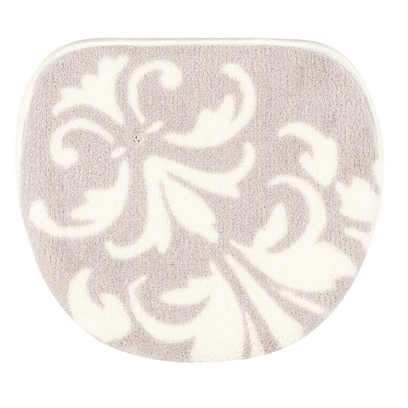 

Senko NYNAS Grand Toilet Lid Cover with Adhesive Greige with Elegant 35712 Sheet, Rhinestones, Design,