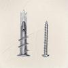 20 Conjuntos Parafuso de Expansão Espiral Âncora de Parafuso de Gesso Autoperfurante Âncora de Parede de Metal Pesado