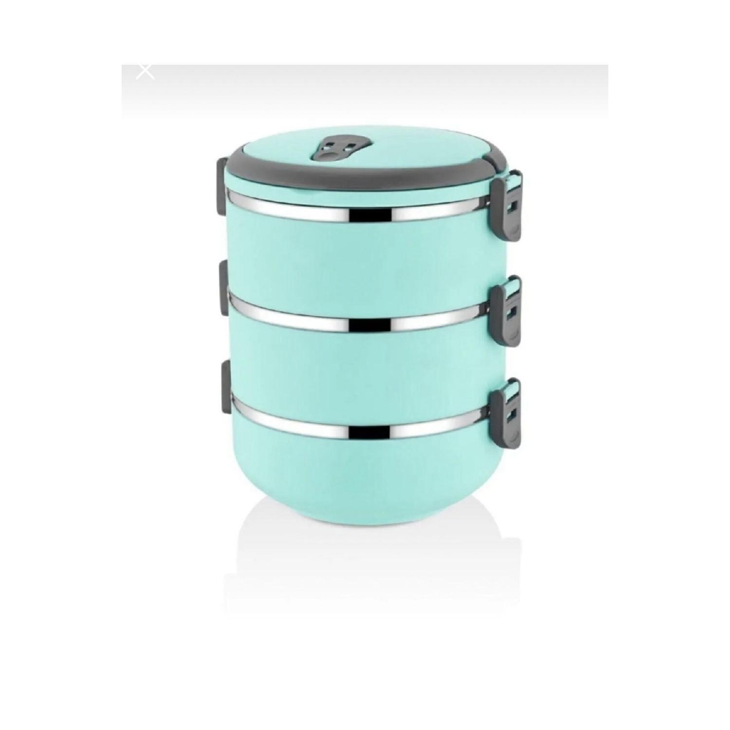 

Freshbox 3 Layer Leakproof Food Thermos Lunch Box 2.25 Lt синій