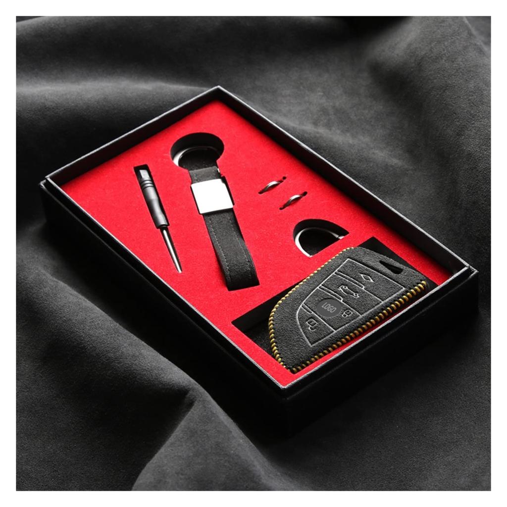 Key Case Compatible with Aston Martin DB11 Vantage DBX Customized High End Alcantar Suede
