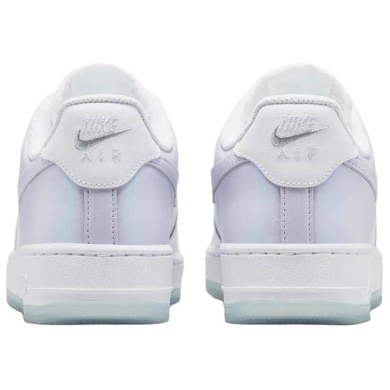 Nike Air Force 1 07 SE White Blue Tint Metallic Silver Pure Violet Men Sneakers Grey IR0194-100