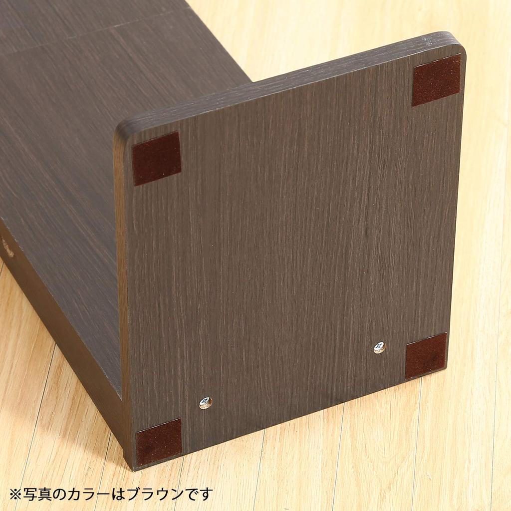 Fuji Boeki Cleaner Stand Vacuum Cleaner Storage Width 24cm Natural Wood Compatible with Dyson Series 99746