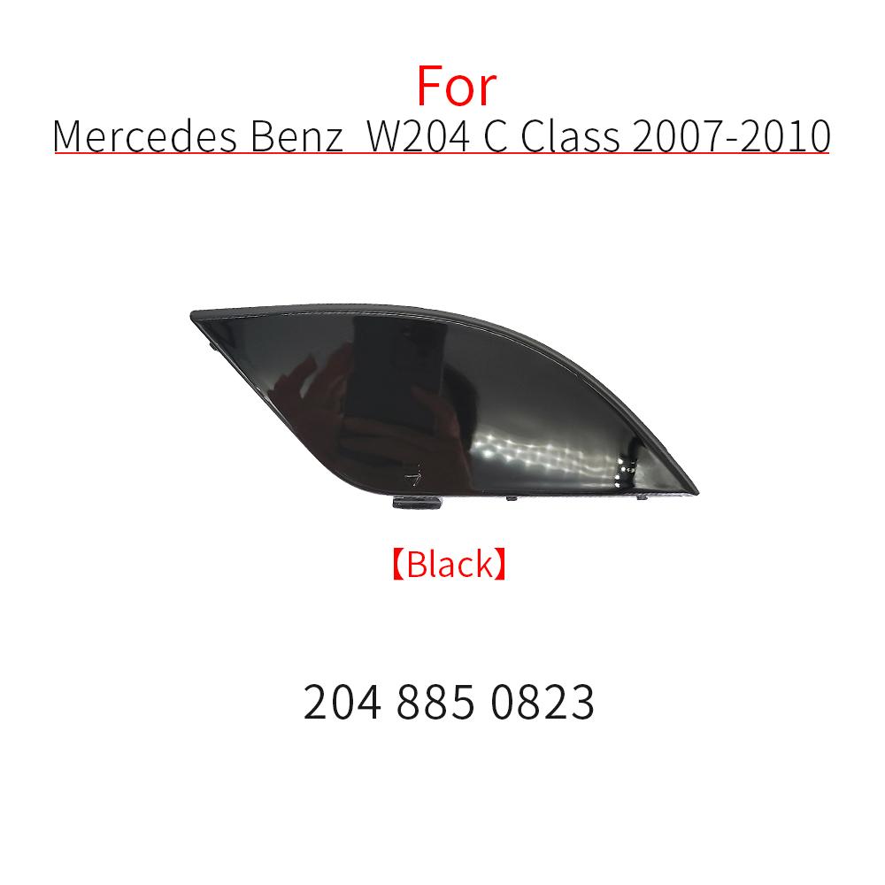 For Mercedes W204 Car Rear Bumper Tow Hook Cover Cap Black For Benz C Class 2007-2010 C180 C200 C230 C260 C300 2048850823