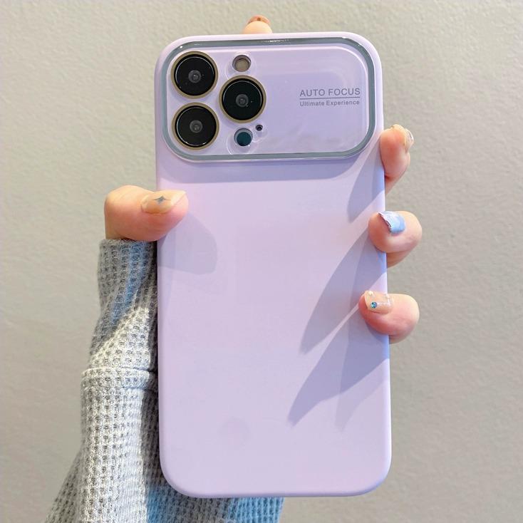 Silicone Phone Case for iPhone 15 ProMax- Liquid Silicone iPhone Cover with Large Window Drop-Resistant for Apple iPhone 15/14/13/12/11/XS