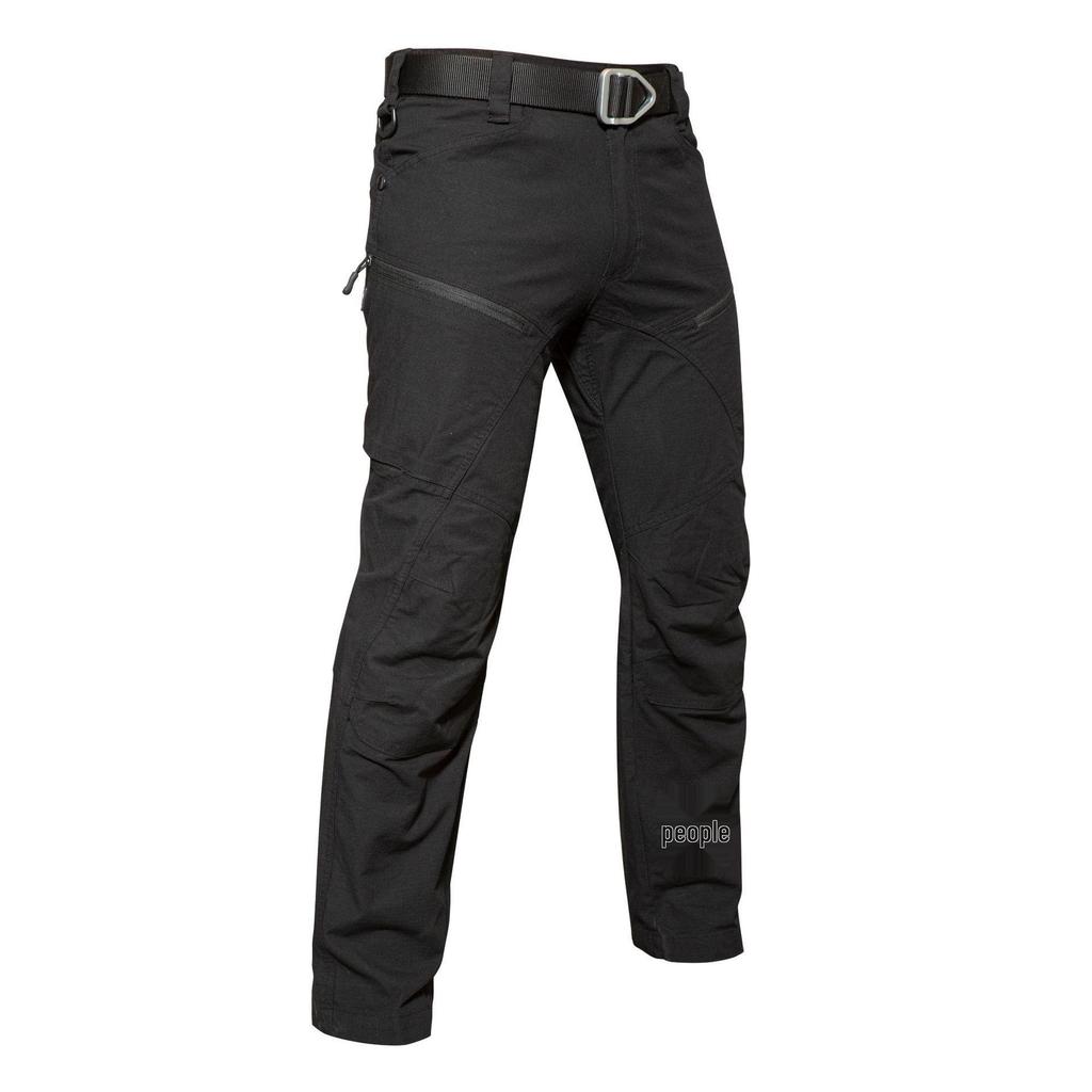 Men's Slim Fit Tactical Cargo Pants - Water-Repellent, Military-Style, for Spring/Autumn Outdoor Work and Training.