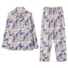 Pajamas Women'S Pure Cotton Long-Sleeved Women'S Autumn And Winter Cotton Thin Loungewear