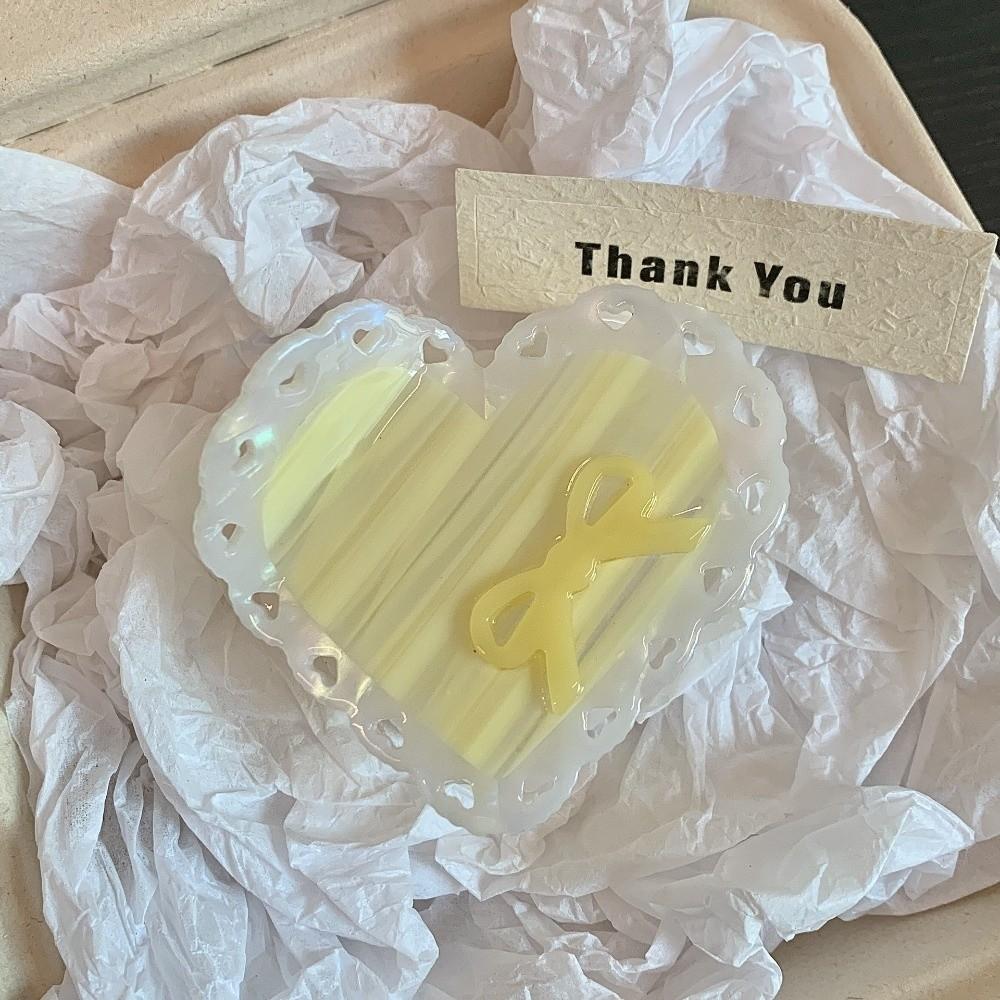 Élégante Pince Requin Cœur Rayures Nœud Pince à Cheveux Mode Acide Acétique Amis