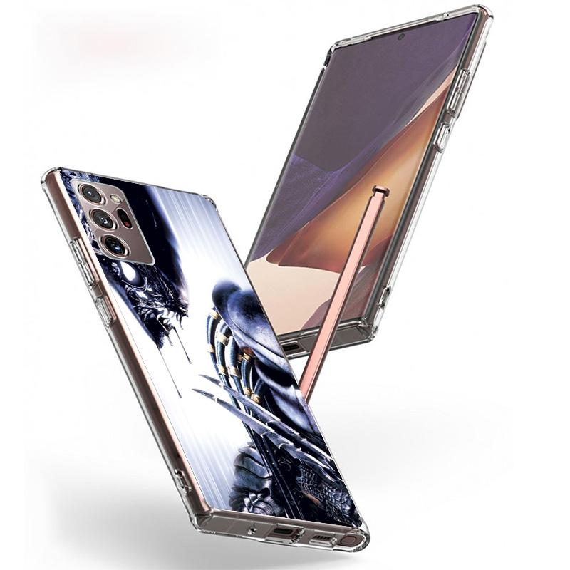 Alien Vs Predator Painted Phone Case For Samsung Galaxy S24 S25 Edge S26 Ultra S23 S22 S21 Plus S20 FE + Personalized Print Cove