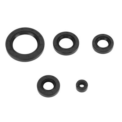 Conjunto de 5 peças de vedação de óleo de virabrequim de borracha para motores verticais chineses de 125cc, 150cc, 200cc e 250cc, ATV e kart