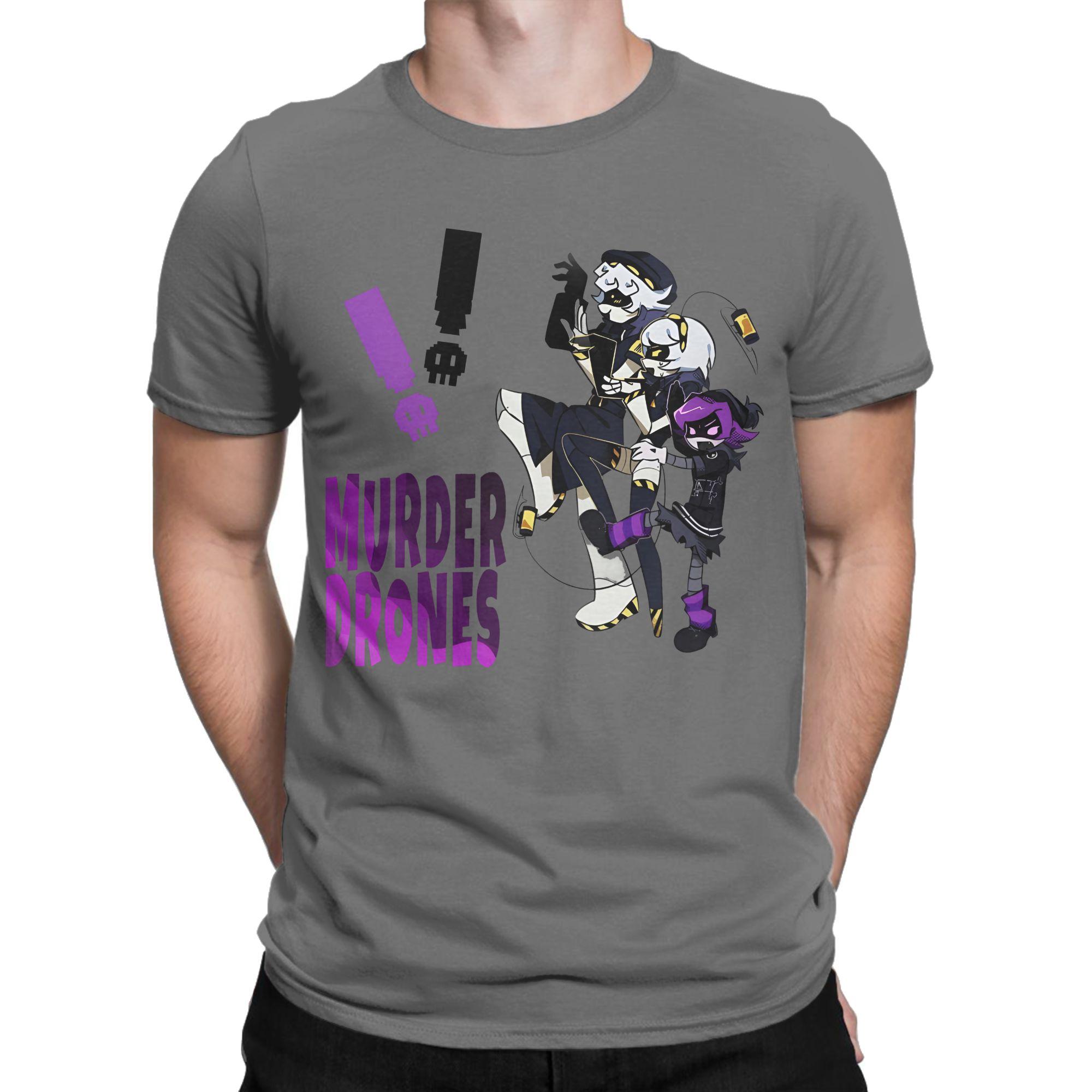 

Men Murder Drones Anime T Shirt Pure Cotton Tops Leisure Short Sleeve O Neck Tees Gift Idea T-Shirt - Men s Summer Cotton Gr... S разноцветный
