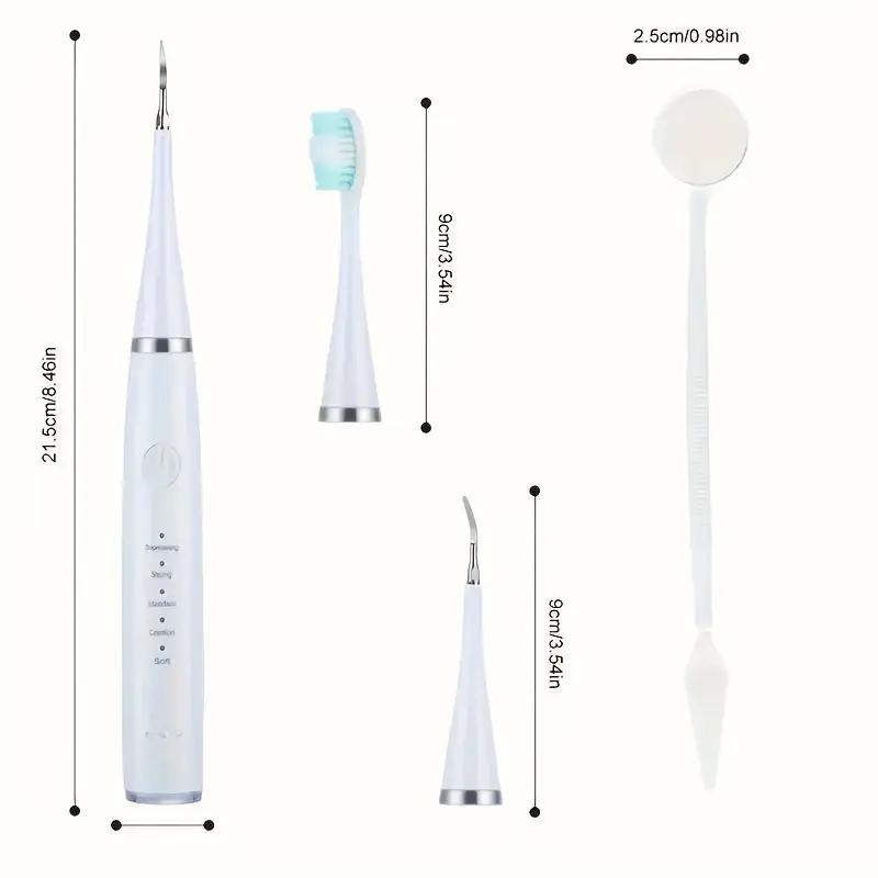 New Home Electric Toothbrush Care Device Remover Deep Cleans Teeth Yellow Tooth Stains Tea Stains Care Electric Teeth Cleaning Tool