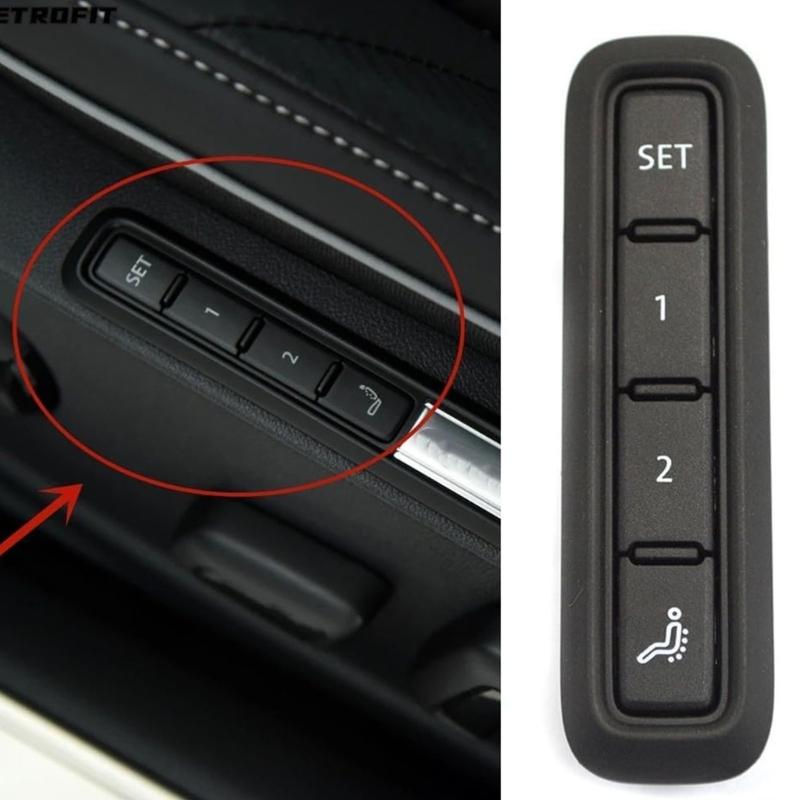 3GD959769A Seat Adjustment Memory Switches Button With One Touch Adjustment Car Accessory For Enhanced Driving Comfortable