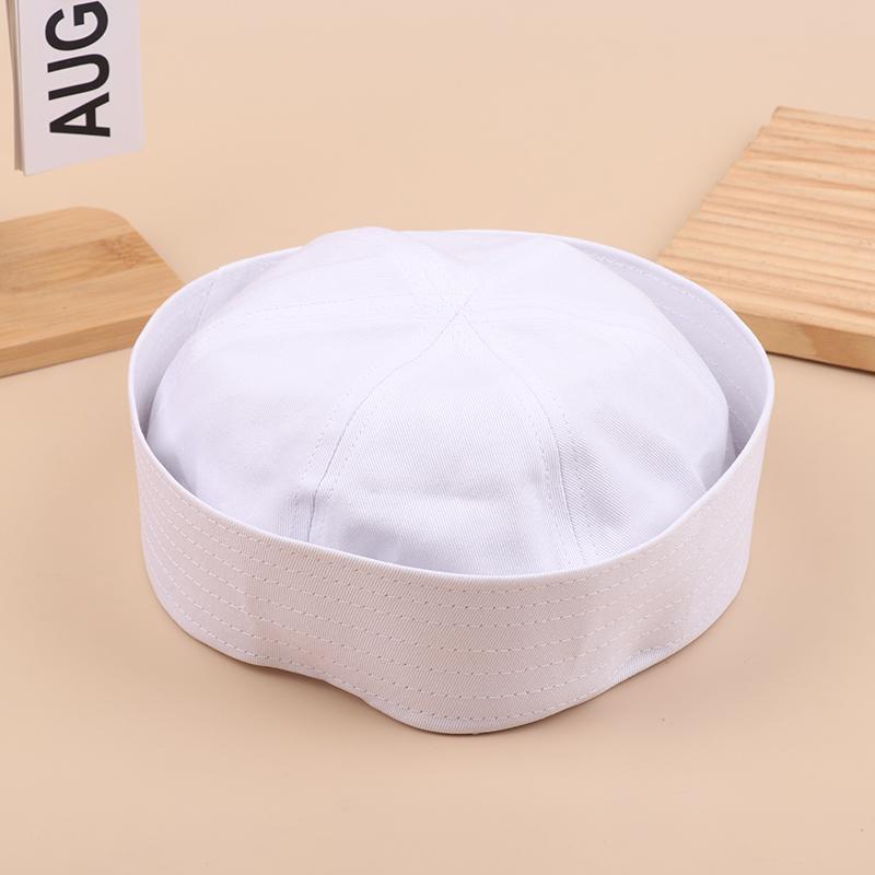 Korean Striped Sailor Hat Lovely Sweet Turn-Up Brim Dome Cap Versatile Cap Girly French Hats Cosplay Party Supplies