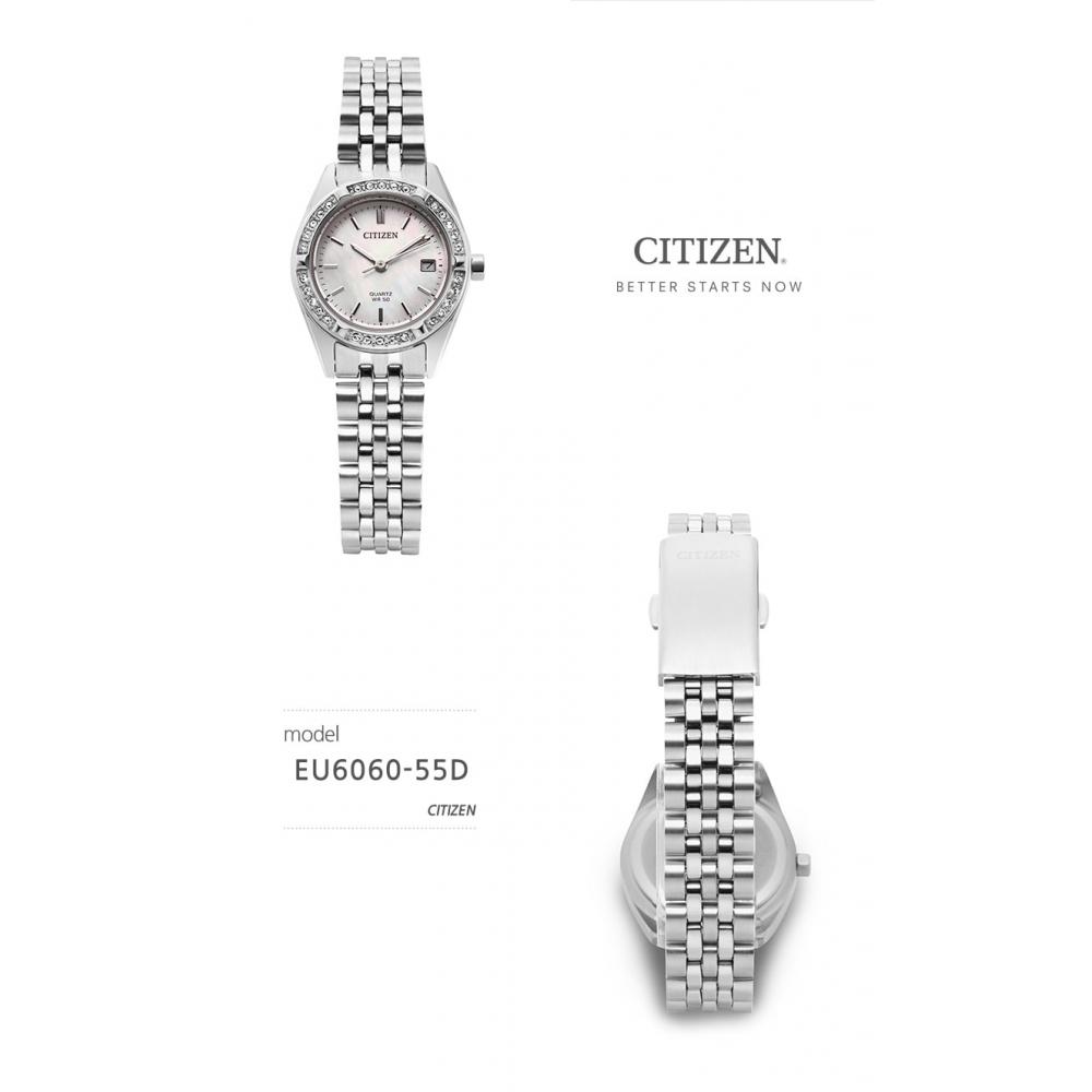 Citizen Eu6060 55d Women S Metal Watch