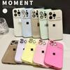 Ice Feel Macaron Camera Window Phone Case IPhone 15 14 16 17 18 Pro Max