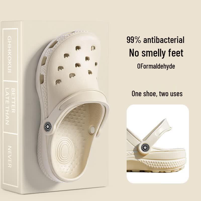 Jiayi Unisex Breathable Outdoor Clogs 38 античный белый