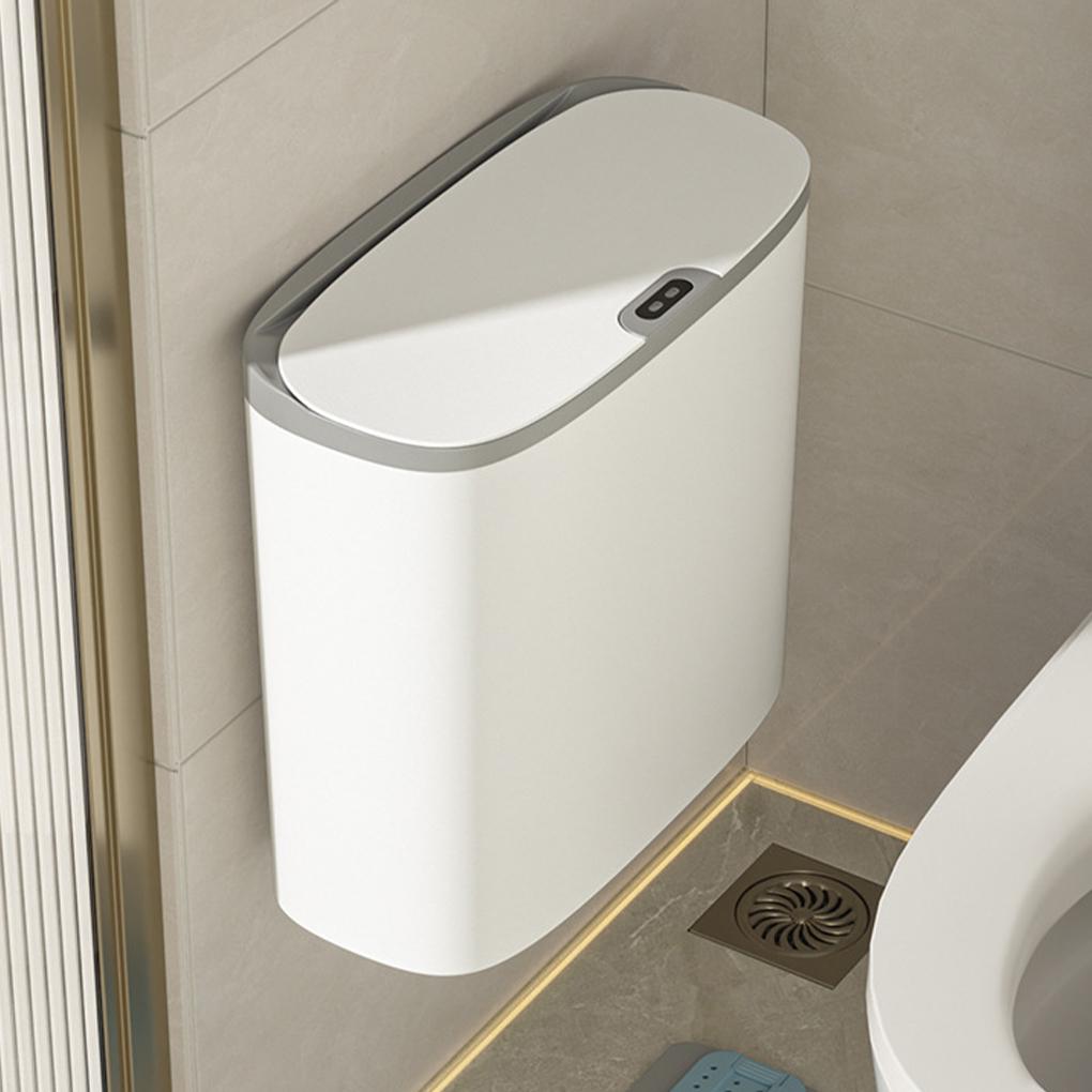 Waterproof Sensor Automatic Bathroom Trash Can Convenient And Eco-friendly Solution Slim Garbage Can