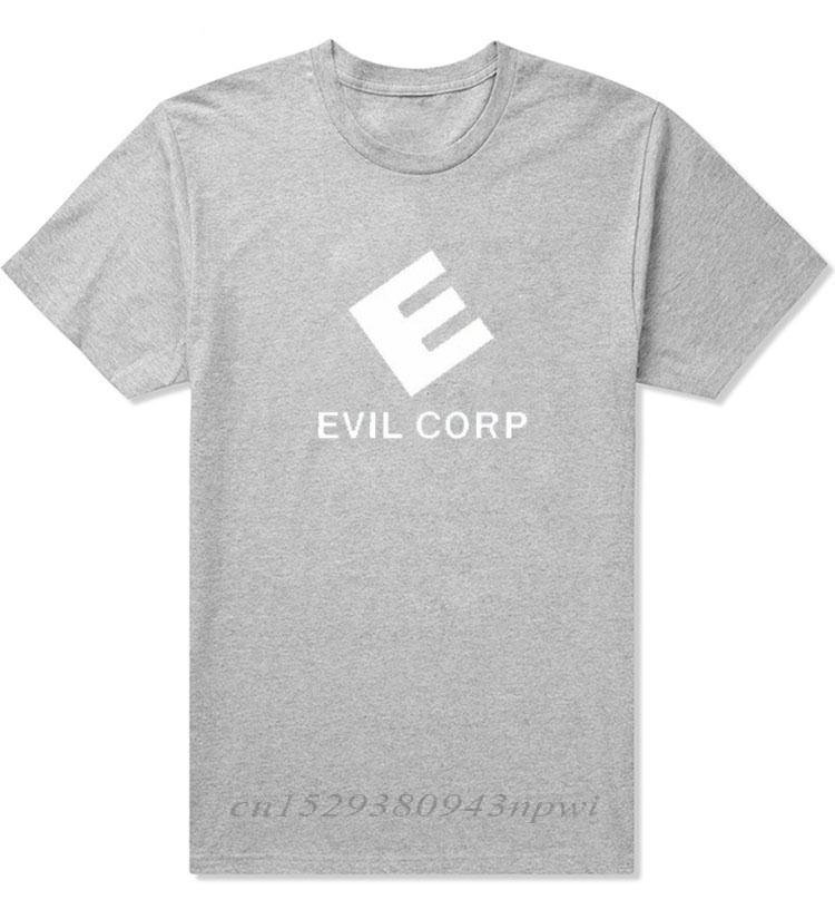 Mr Robot Evil Corp Logo T Shirts Men Tshirt Summer Short Sleeve Cotton Mr Robot T Shirt Tops Free Shipping