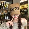 Cute Cartoon Glasses Cat Ears Baseball Cap Children Spring And Summer Wide Brim Sweet Face Cap