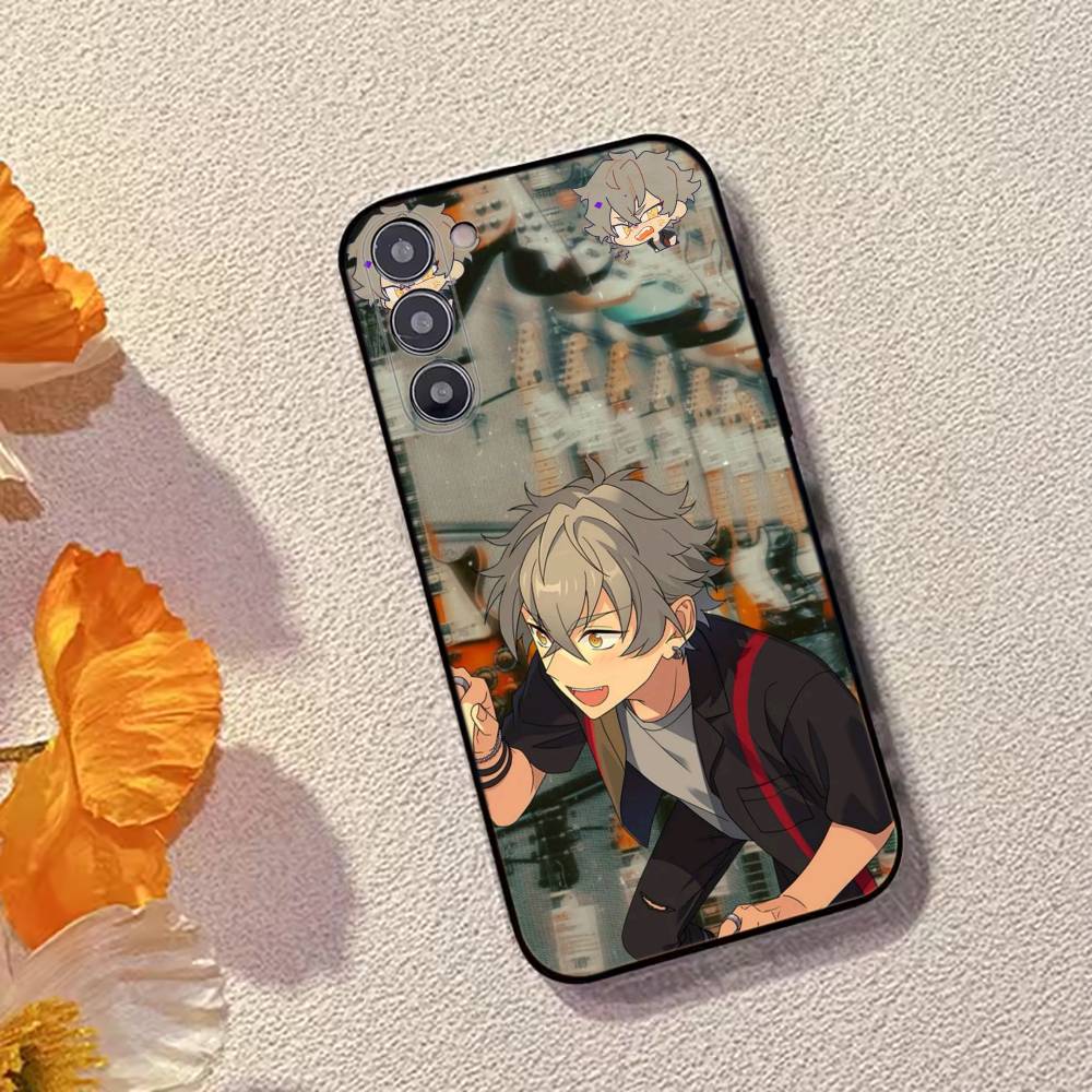 Game Ensemble Stars O-Ogami Koga Phone Case For Samsung Galaxy A73,A72,A71,A70,A53,A52,A51,Soft Silicone Black Cover