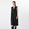 Sleeveless V-Neck H-Line Maxi Dress
