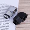 90 Degree Rotary Water Tube Connector Adapter Black Silver 2 Colors for Home Computer Components Cooling Tools