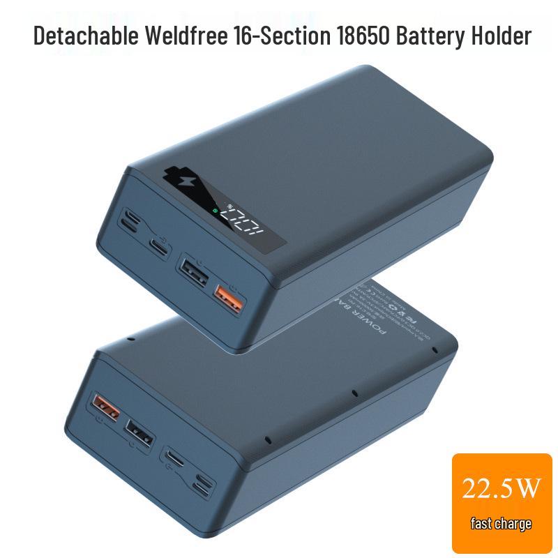 16-teiliges lötfreies 18650 DIY Powerbank-Gehäuse-Kit