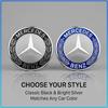 4 Stück 75MM Auto-Emblem Radnabenkappe Abdeckungen Auto-Felgenabdeckung für Mercedes benz AMG W204 W203 W212 W211 W124 W210 GLC GLE E CLA GLA W205