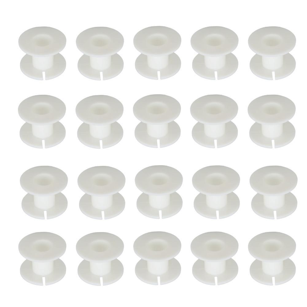 

20PCS 39x15x26mm Plastic Empty Wire Spools Reusable Robust Speaker Crossover Spools Thread Wire Spools DIY Speaker Crossover