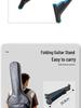 Folding Bakelite Guitar Stand: Portable A-Frame for Electric & Bass