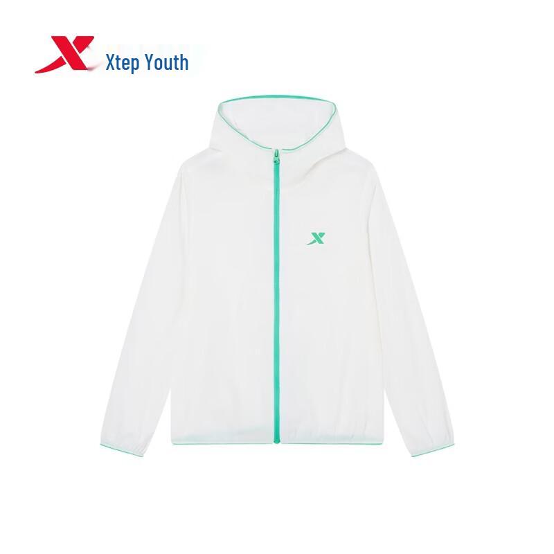 XTEP Youth Summer Lightweight UPF50+ Sun Protection Long Sleeve Jacket 165