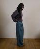 Lipeullegtibeulum Frill Padded Pants (Dark Blue)