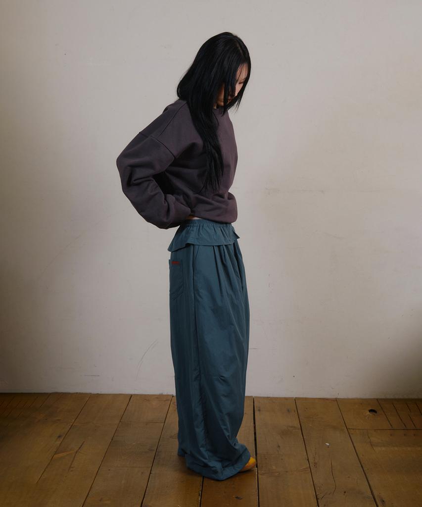Lipeullegtibeulum Frill Padded Pants (Dark Blue)