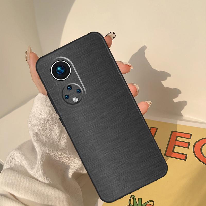 Brushed Metal Texture Steel Print Case For Honor Magic 8 Pro 7 6 5 Lite Cover For Honor 200 400 50 70 90 X8a X8b X9a X9b X9c