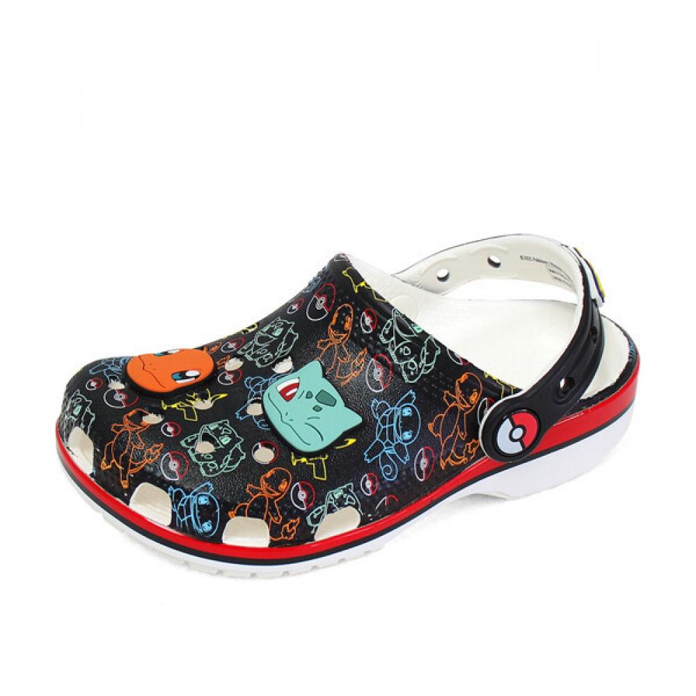 Crocs Classic Pokemon Print Toddler Kids Clog Sandal Slipper Black 211345 90h 21134590H/165mm(C10)