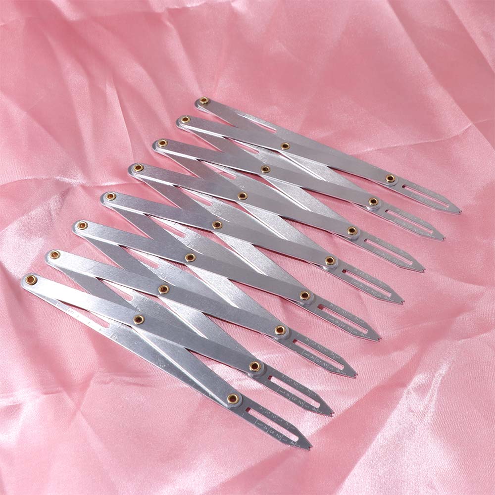 Adjustable Length Expanding Rule Multifunctional Isometric Divider Sewing Gauge Tool Buttonhole Mark DIY