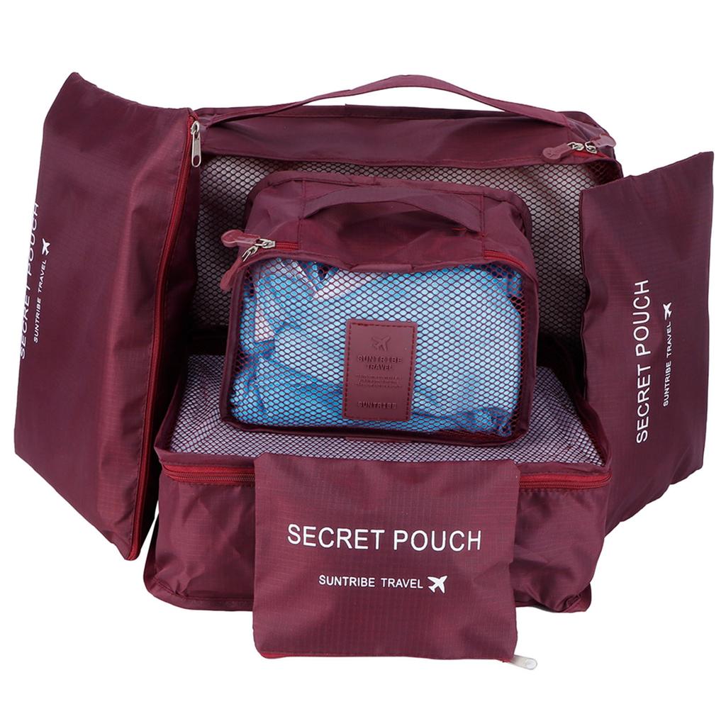 6Pcs Set Storage Bag Clothing Sorting Bag Luggage Suitcase Packing Organizer for Travelling