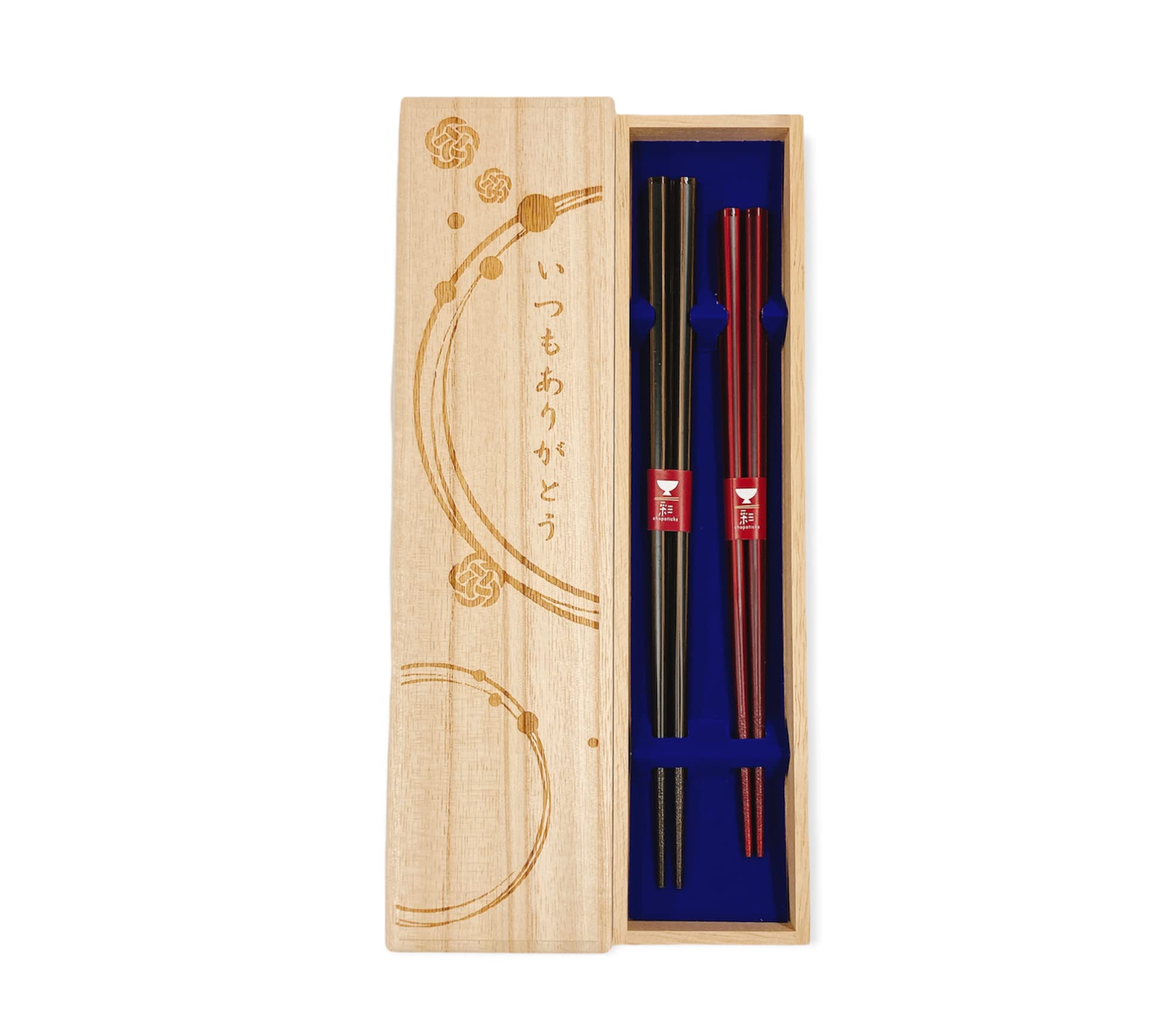 

Married Couple Hexagonal Moon Dishwasher Antibacterial Designed with paulownia box and Thank Wedding Respect for the Aged Starting Chopsticks