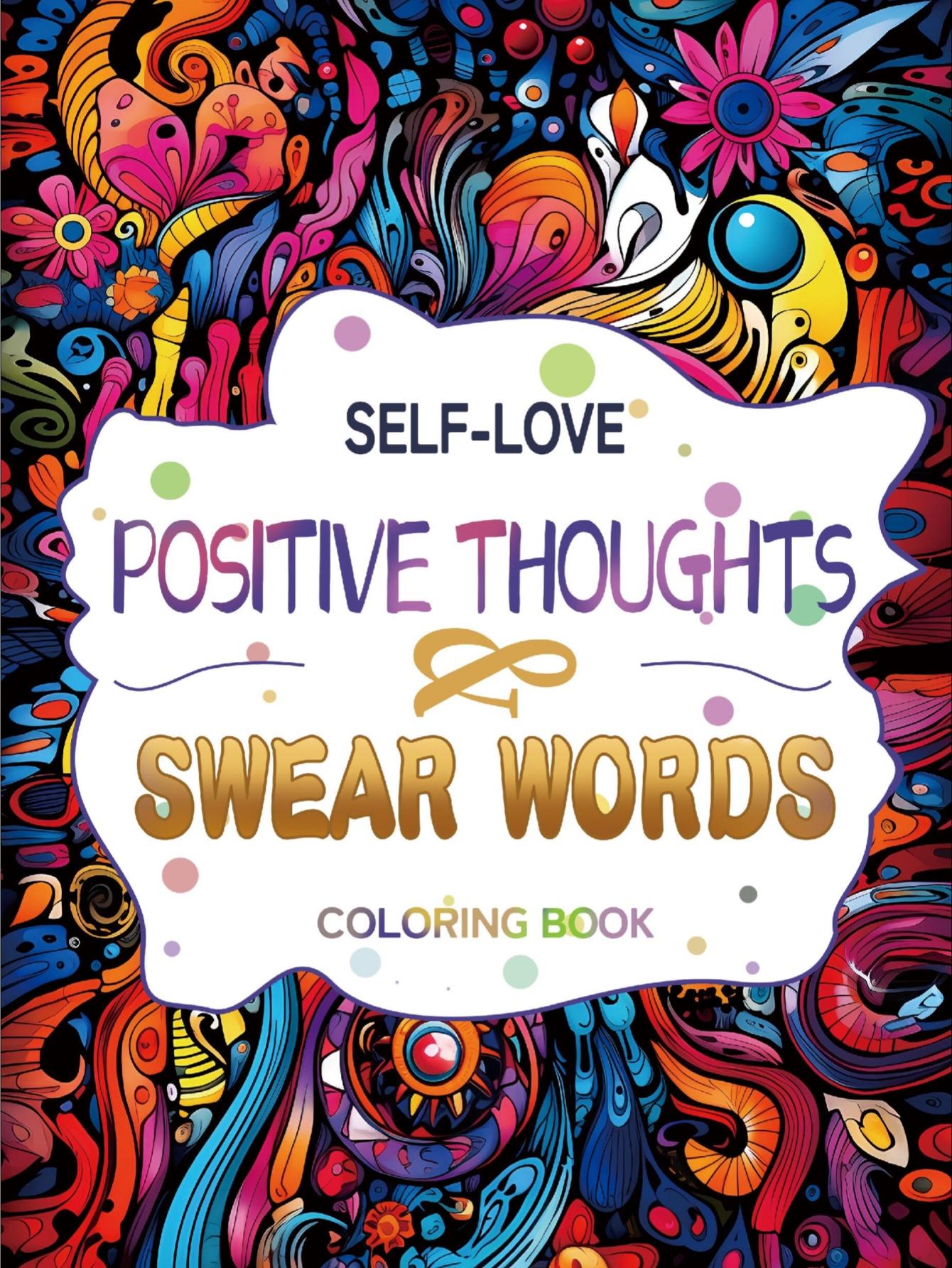

1pc Positive Thoughts Art Coloring Book Original Upgraded Paper Thickened 22 Pages Coloring Books , Gift For Holiday Birthday