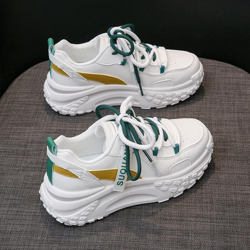 Spring New Dad Shoes Female Students Trendy Versatile Platform Single Shoes Sports Casual Shoes 6