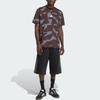 Adidas AMG Camo Cotton Knit Loose Short Sleeve Racing T-Shirt Men Tops KQ8353