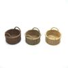 1Pcs Handmade Fashion Hand Woven Basket Miniature Dollhouse Simulation Vegetable Basket DIY Vine Woven Basket For Doll Accessory